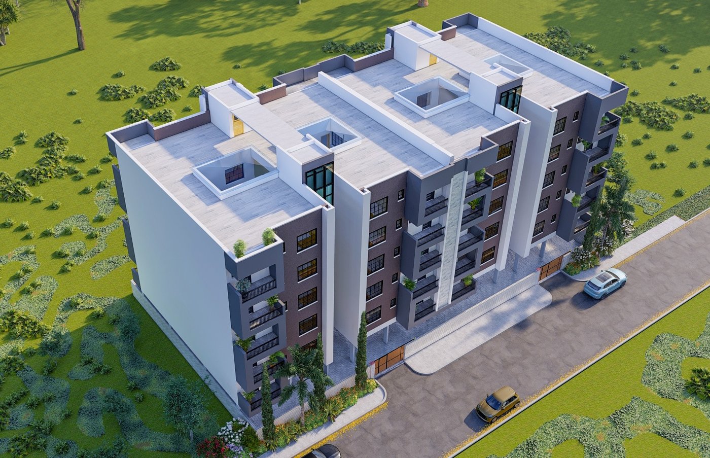 Kamakis development — front view