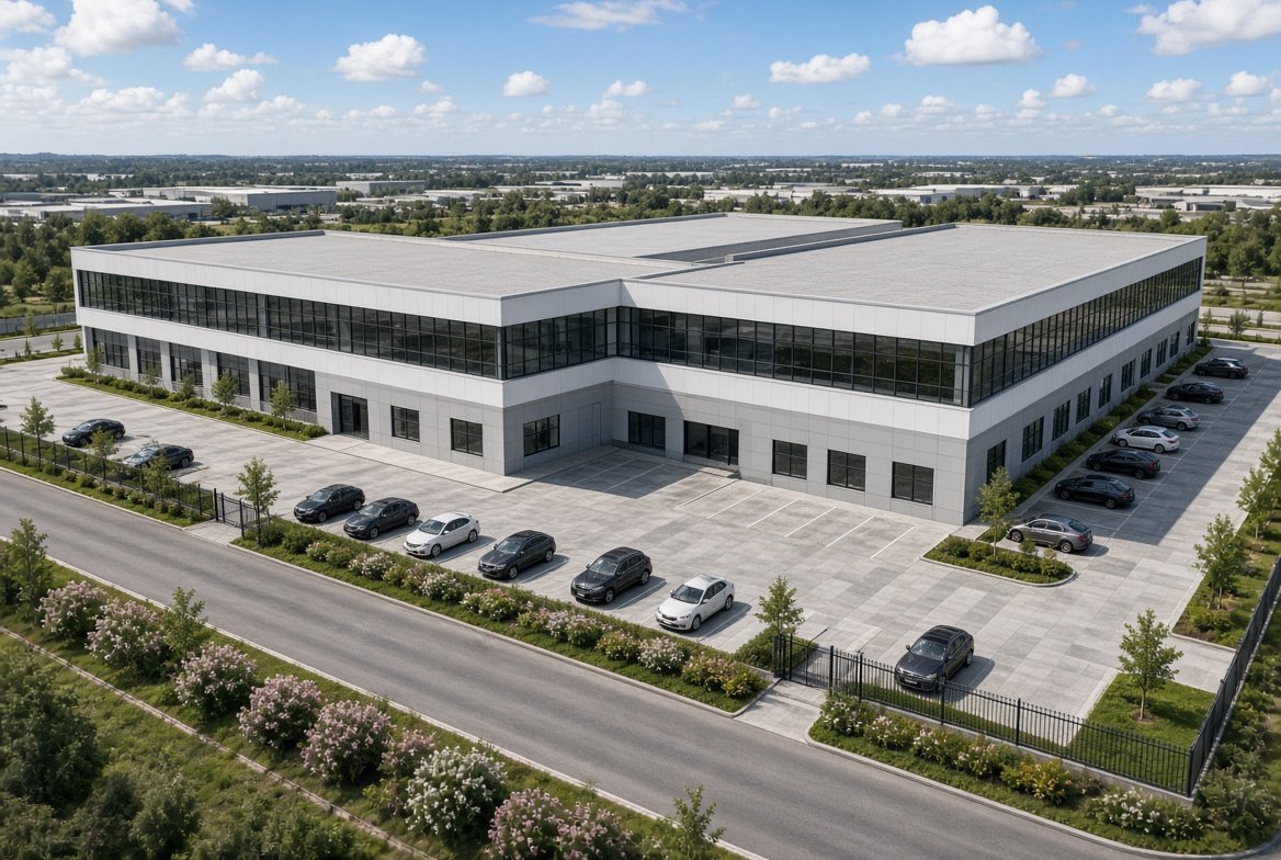 Kiki's warehouse — aerial view